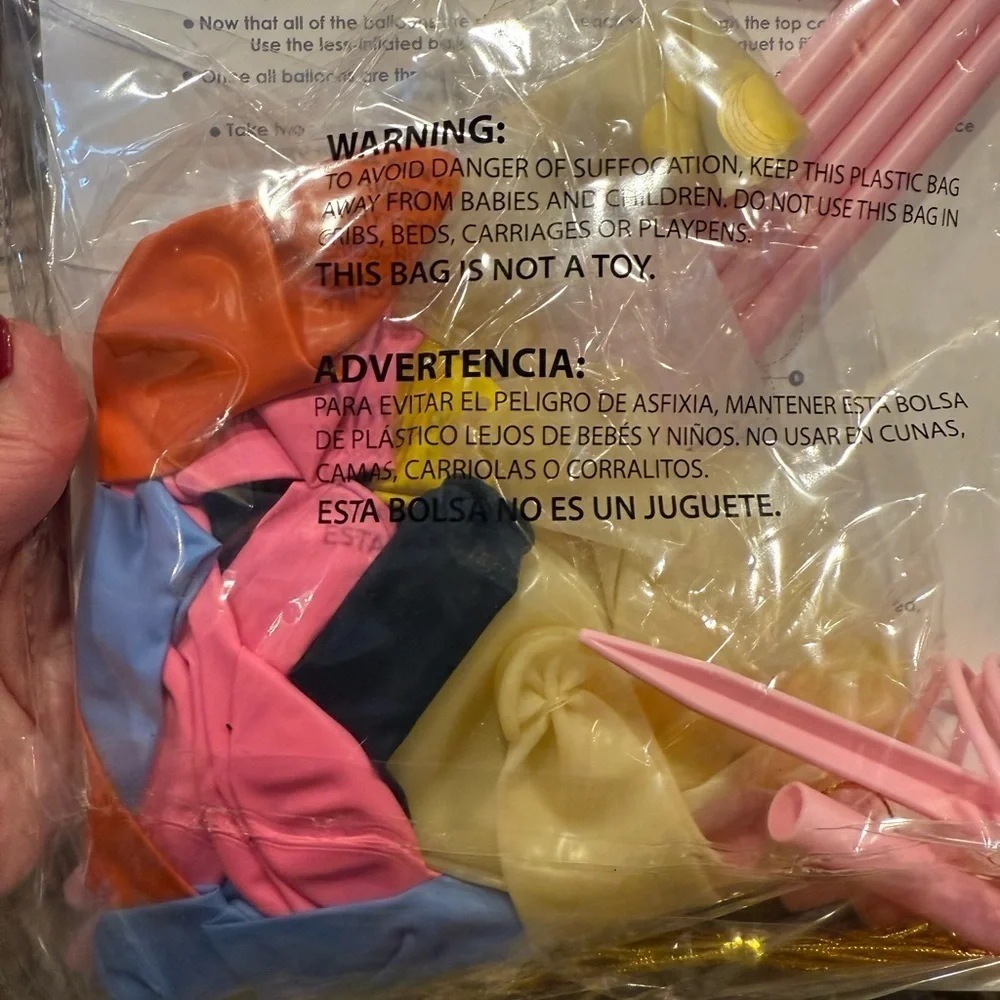 Party Balloon Yard Stakes by Party City 2 packages Brand New